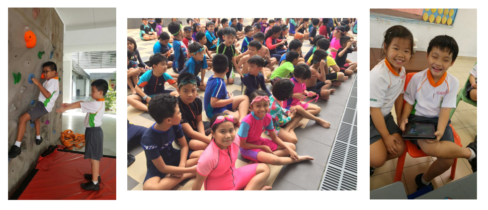 Students take part in diverse SCCA experiences, including rock climbing, swimming and technology-based activities, building confidence, resilience and social skills as they explore new interests and challenges.